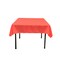58 x 58 Inch Square Tablecloth Polyester Poplin Durable Event and Dining Linen
